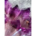 thumbnail image 4 of Rare Grade A Amethyst Wand - Natural Rainbow Amethyst Handle, Bahia Elestial Amethyst Point, Amethyst Obelisk Crystal, 4 of 6