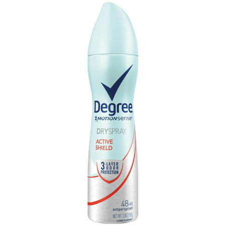 Degree Women Active Shield Antiperspirant Deodorant Dry Spray, 3.8 (Best Deodorant For Active Women)