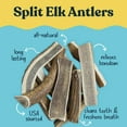 thumbnail image 5 of HotSpot Pets Premium Split Elk Antlers for Dogs - 7 Inch Large Rawhide Chews (2 Pack) - Made in USA, 5 of 9