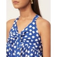 thumbnail image 5 of Moomaya Printed Cinched Waist Viscose Top, Sleeveless Tunic Top, 5 of 8