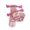 Pink, variant on Womens Cartoon Sleep Socks Braided Tassel Home Socks Plush Fuzzy Crew Socks Soft Indoor Lounge Socks Cute Novelty Socks
