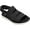 Black Full Grain Leather/Technical Fabric, variant on Camper Men's Oruga Sandal in Multi-Assorted, 8 US