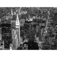 thumbnail image 3 of Setboun, Michel 14x12 Black Modern Framed Museum Art Print Titled - Aerial view of Manhattan, NYC, 3 of 5