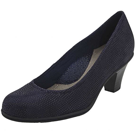 navy pump shoes