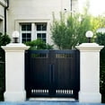 thumbnail image 4 of HINTRMENT outdoor garden decor Post Light White Simple Style Hotel Managers Outdoor 1 Set, 4 of 8