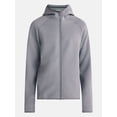 thumbnail image 6 of Athletic Works Men's Fusion Knit Full Zip Hoodie Jacket, Sizes XS-3XLT, 6 of 6