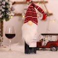 thumbnail image 5 of Paquete de 4 fundas para botellas de vino de gnomos navideños, hechas a mano con gnomos de Tomte suecos, bolsas para botellas de vino para decoraciones navideñas, 5 of 5