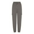 thumbnail image 2 of Yievot Cargo Sweatpants Women Wide Leg Hiking Baggy Athletic Joggers Pants with Pockets, 2 of 5