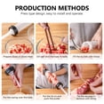 thumbnail image 3 of 1 Set Manual Sausage Stuffer Sausage Filler Kitchen Meat Stuffing Tool, 3 of 8