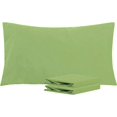 thumbnail image 1 of NTBAY Juego de 4 fundas de almohada Queen 100% microfibra cepillada de 1800 hilos, súper suaves y acogedoras, resistentes a las arrugas, la decoloración y las manchas con cierre de sobre, fundas de al, 1 of 4