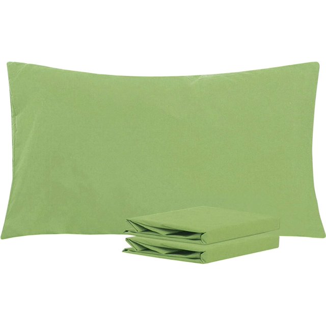 NTBAY Juego de 4 fundas de almohada Queen 100% microfibra cepillada de 1800 hilos, súper suaves y acogedoras, resistentes a las arrugas, la decoloración y las manchas con cierre de sobre, fundas de al