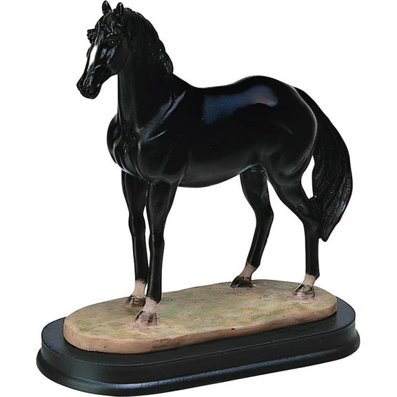 FC Design 4"H Black Horse Figurine Statue Sculpture Ornament Decoration Home/Room Decor and Unique Gift Ideas for Housewarming, Holidays and Birthdays