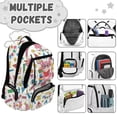 thumbnail image 7 of Bulopur Axolotl Kids Backpack for Girls Axolotl Print School Bag Lightweight Multi-Pocket Book Bag for Daily Use, 7 of 7