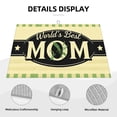 thumbnail image 2 of Dish Drying Mat, Absorbent Microfiber Kitchen Counter Mat for Dishes, Pots and Pans, Retro 1950s 'World's Best Mom' (3) Large 18x24in, 2 of 5