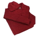 thumbnail image 2 of Irish Merino Wool Cardigan One Button Cable Knitted Sweater for Women by Aran Woollen Mills, 2 of 7