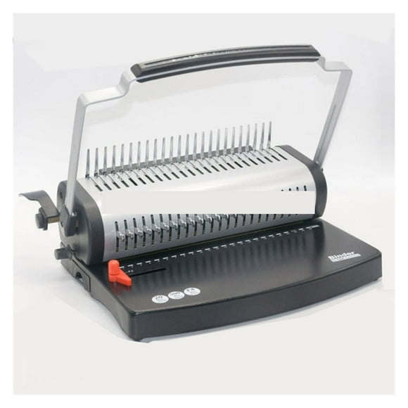 Comb Binding Machine Manual Rubber Ring Clip 24 Hole Binding Machine A4 Paper Document Punching Machine