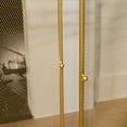 thumbnail image 2 of Barton Magnetic Folding Fireplace Screen 48-inch with Mesh & Hinged Doors, Gold, 2 of 5