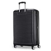 American Tourister Stratum 3.0 Large Hardside Checked Suitcase with Spinner Wheels - Black