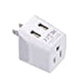 thumbnail image 2 of Ceptics Japan, Philippines Travel Adapter Plug with Dual USB - Canada Input - Type A - Ultra Compact (CTU-6) - Perfect for Cell Phones, Laptops, Camera Chargers, 2 of 5