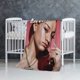 thumbnail image 2 of Manta con estampado multicolor, manta de franela súper suave, ligera y esponjosa, manta de cama Bhad Bhabie, 2 of 8