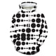 thumbnail image 3 of Sudadera con capucha con estampado geométrico 3D clásico para hombre y mujer, sudadera con capucha de manga larga con cordón, informal, holgada, para la calle, 3 of 5