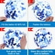 thumbnail image 5 of KIRIKOU 24 piezas juego de bolas de papel multicolor Globo de fiesta de látex de 12 pulgadas para decoración de fiesta, bodas, compromisos, novias, cumpleaños y ducha (azul), 5 of 5
