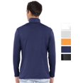 thumbnail image 3 of Stretch Is Comfort Men's Oh So Soft Luxe Long Sleeve Stretch Turtleneck | Adult Small- 3x, 3 of 6