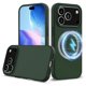 thumbnail image 1 of For iPhone 17 Pro Max Case Compatible with MagSafe Anti-Drop Liquid Silicone Phone Cover - Dark Blue, 1 of 5