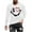 White, variant on SnZhen Mens Shirts Fashionable Men's Printed Top With Long Sleeved Round Neck And Smiling Face Printed Top/shirt