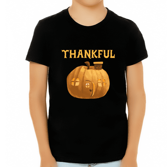 Thanksgiving Shirts for Boys Thanksgiving Outfit Thanksgiving Clothes for Boys Cute Kids Pumpkin Shirt