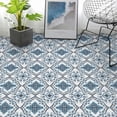 thumbnail image 2 of DEWOO Peel and Stick Floor Tile, Peel and Stick Flooring Self Adhesive, Waterproof Vinyl Flooring Suitable for Bathroom, Kitchen, Blue(12 x 12 In, 10PCS), 2 of 10