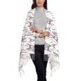 thumbnail image 2 of Fotbe Lavender Flowers Print Womens Fall Winter Scarf Tassel Soft Warm Blanket Scarves Womens Shawl Wraps, 2 of 8