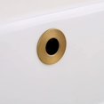 thumbnail image 3 of HAHDAXIA Sink Basin Trim Overflow Cover Brass Insert in Hole Round Caps Antique Brass 2 PCS, 3 of 7