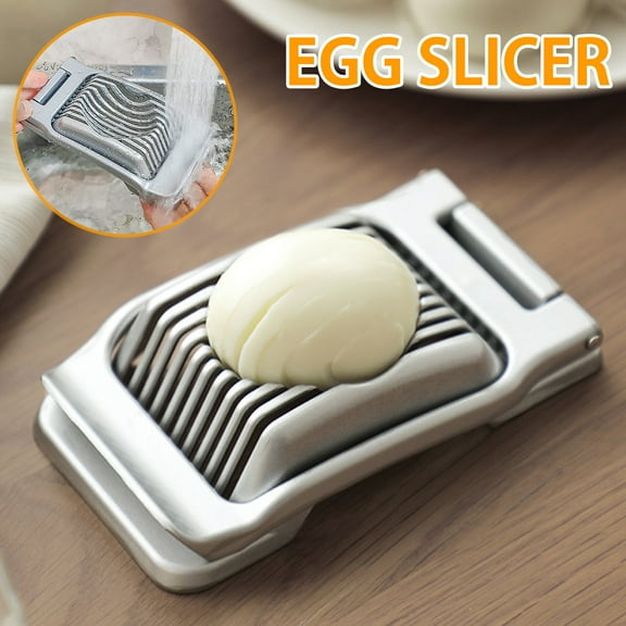 Fznkrag Egg Slicer Cutter Apple Wedger Cutter Slicer Corer Divider Peeler Stainless Steel Metail 12 Blade