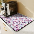 thumbnail image 2 of Washable Rubber Pioneer Colorful Floral Dish Drying Mats for Kitchen Counter Home Large Coffee Bar Pad Accessories and Decor for Utensils Stemware 23.5''x15.5'', 2 of 7