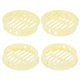 thumbnail image 1 of Uxcell Paquete de 4 Respiraderos Redondos de Soffit, 50mm/2 Pulgadas Cubierta de Rejilla de Ventilación Circular para Baño Hogar/ Oficina/Cocina/Armario/Guardarropa [Beige], 1 of 6