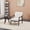 White, variant on Mid Century Modern Armchair, Living Room Chairs with High Back Upholstered, Wingback Reading Chair, Lounge Chair with Solid Wood Frame & Soft Cushion for Bedroom, Reading Room, Living Room