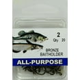thumbnail image 3 of Eagle Claw Renegade Baitholder Fishing Hooks, Bronze, Size 2, 20 Pack, 3 of 6