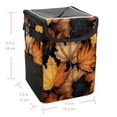 thumbnail image 5 of Thanksgiving Leaves Foldable Car Trash Can with Lid - Leak-proof Hanging Storage Bag for Car Trash Bin, Car Garbage Can, 5 of 6