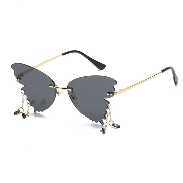 Ladies Fashion Diamond Sunglasses Fashionable Personality Exaggerated Ball Glasses