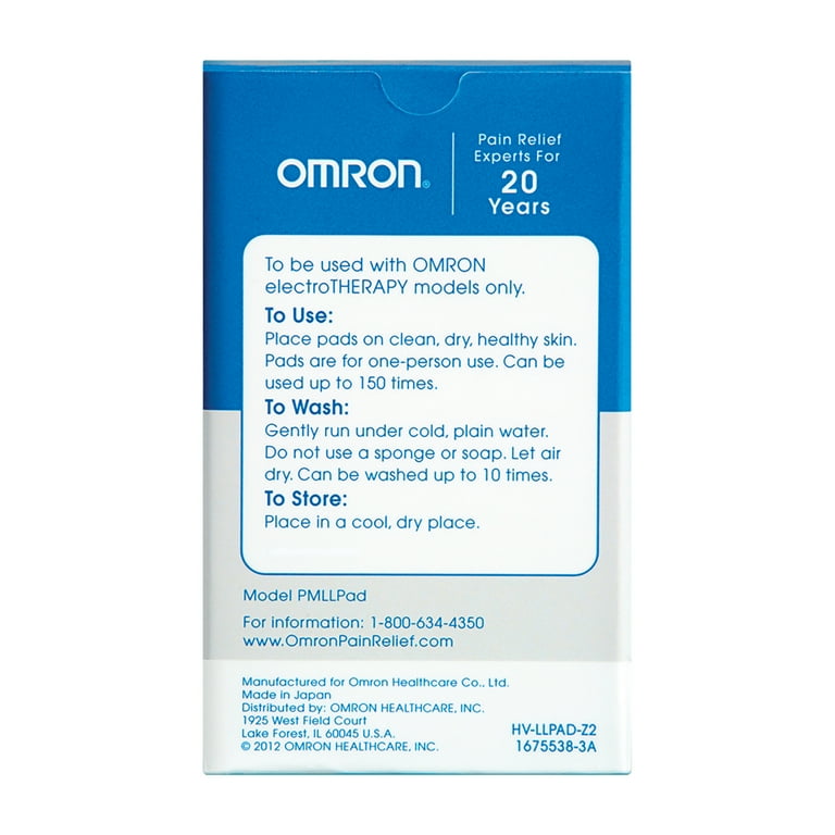 Omron ElectroTHERAPY TENS Long-Life Pads, 843631171202 Omron ElectroTHERAPY TENS Long-Life Pads, 843631171202
