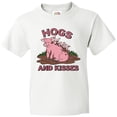 thumbnail image 3 of Inktastic Hogs and Kisses with Cute Pig Family Youth T-Shirt, 3 of 5
