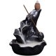 thumbnail image 3 of Porta incienso de cerámica con reflujo, quemador de incienso en cascada con diseño en forma de hoja para aliviar el estrés, ayuda para la meditación en la decoración del hogar (1 unidad), 3 of 5