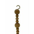 thumbnail image 2 of FRAÎCHE Holiday Natural Wood Bead Garland, 12-ft, 2 of 6