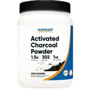 Nutricost Activated Charcoal Powder 1lb - Teeth Whitening Supplement
