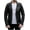 Black, variant on QAWACH Men Leather Jacket - Lambskin Winter Vintage Black Color Motorcycle Biker Jacket, Moto Riding & Racing Jackets L Size NBWJ02b