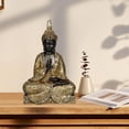 thumbnail image 3 of Artesanía de la estatua de la resina de la estatuilla de Buda para la decoración del hogar del coche, 3 of 9
