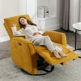 thumbnail image 4 of Bonzy Home Electric Recliner Chair, Swivel Recliner Living Room Sofa Chair with USB Ports, 4 of 9