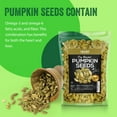 thumbnail image 3 of I'M A NUT Dry Roasted Pumpkin Seeds with Sea Salt-No oil No PPO Non GMO Vegan Kosher-48 oz, 3 of 8