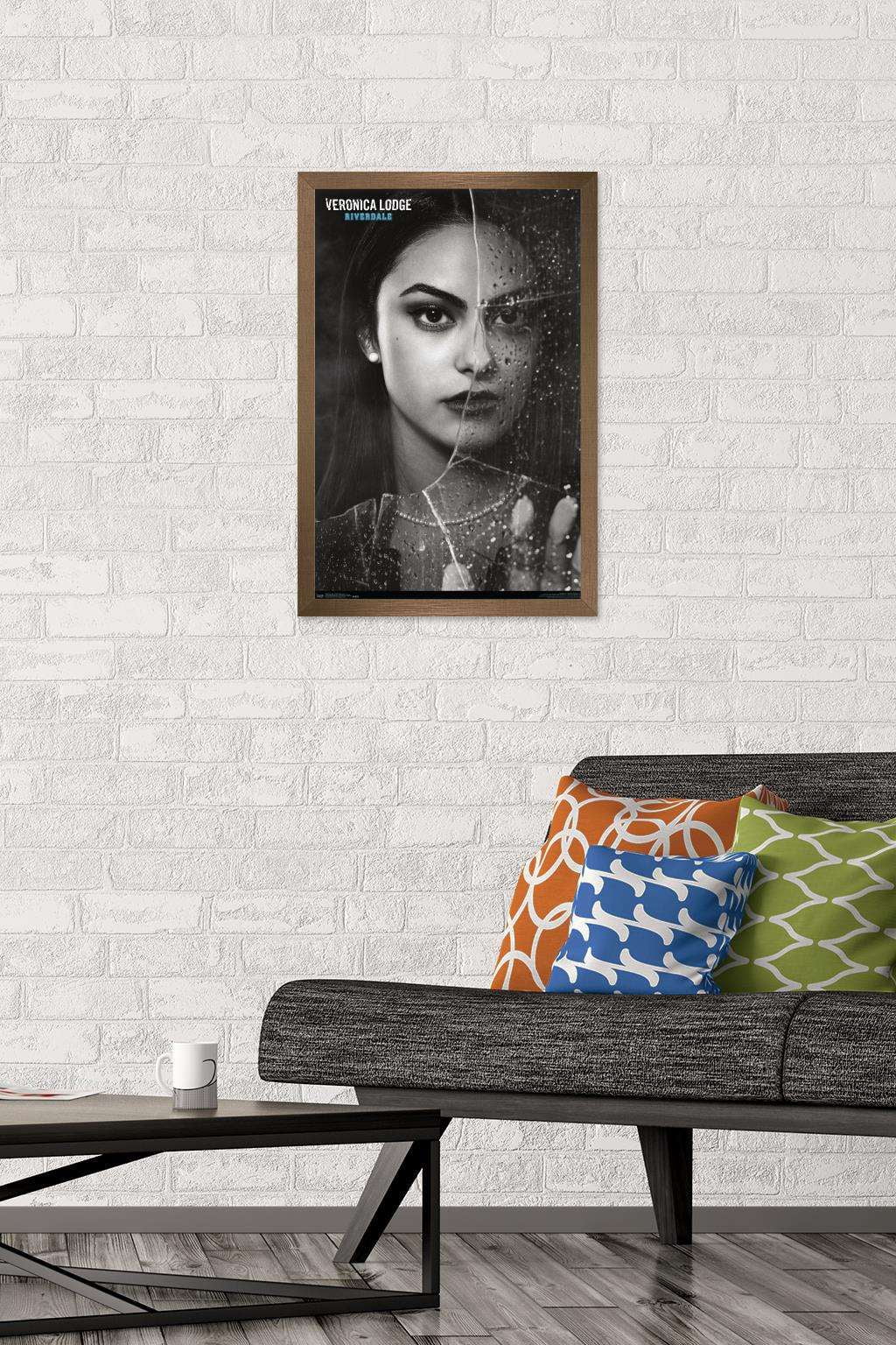Riverdale - Shattered Veronica Wall Poster, 14.725" x 22.375", Framed